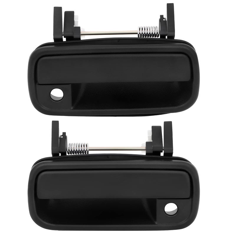 LUJUNTEC Exterior Door Handles Front Driver Passenger Side Replacement for 1989-1997 for Toyota 4Runner 1989-1995 for Toyota Pickup Texture Black(2pcs) - Image 1